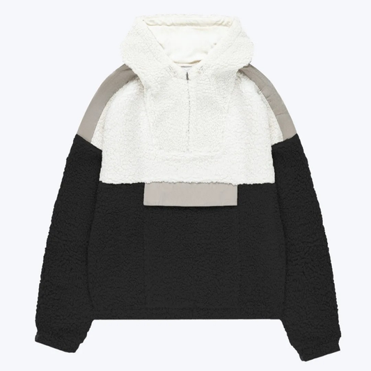 Pullover in pile Baumwollfleece