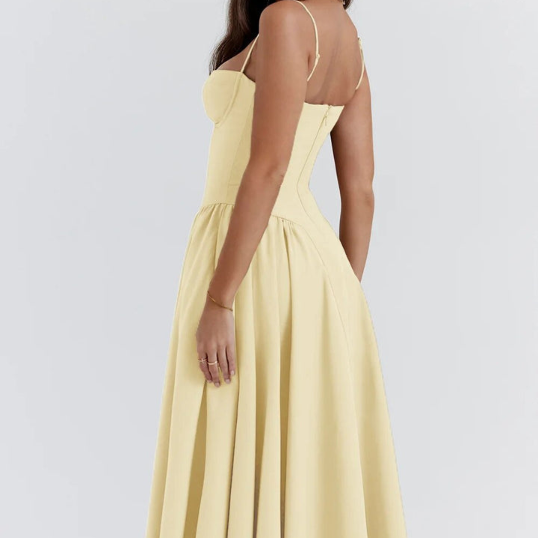 Midikleid con Korsett-Passform - Attraktive Passform
