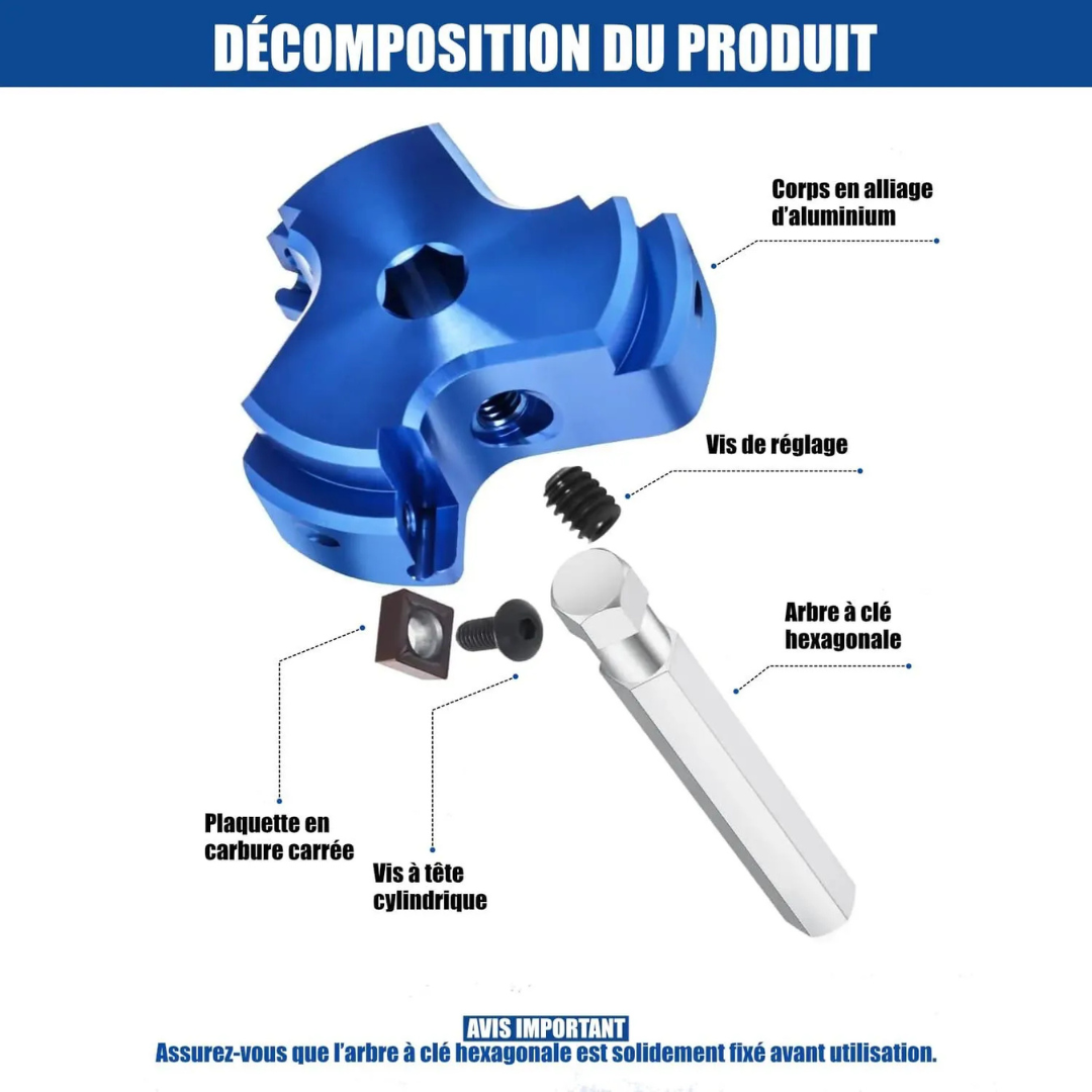 Sbavatore rotante per PVC