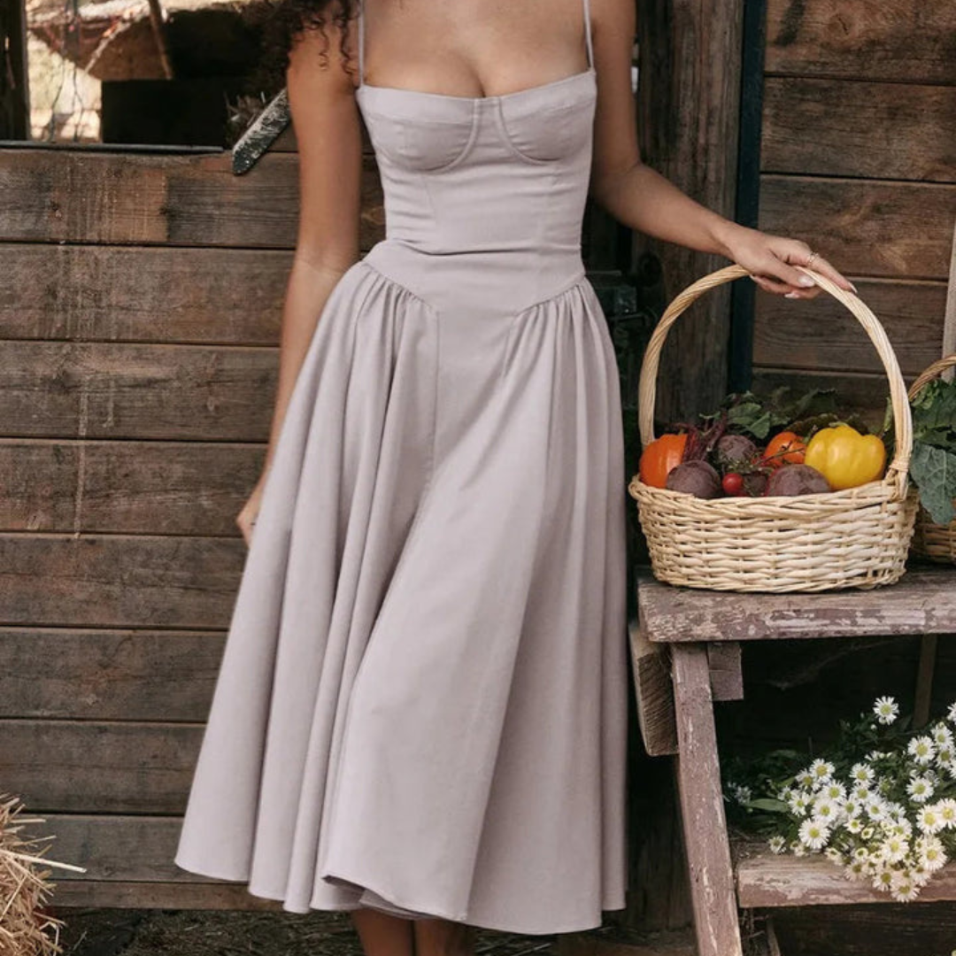 Midikleid con Korsett-Passform - Attraktive Passform