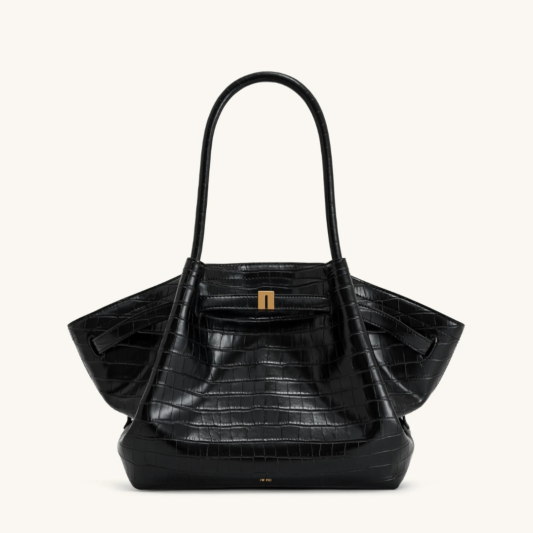 Elegante borsa shopper in similpelle