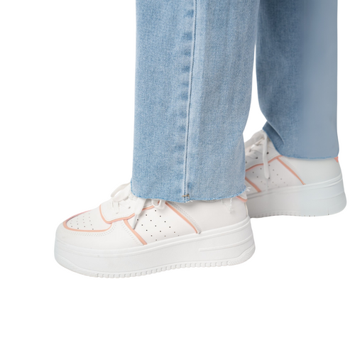 Jeans dritti in Hellblau