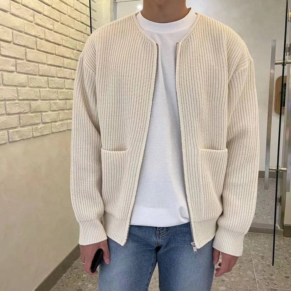Cardigan unisex in maglia oversize