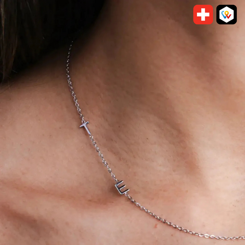 Zarte Initialen-Halskette zum Personalisieren