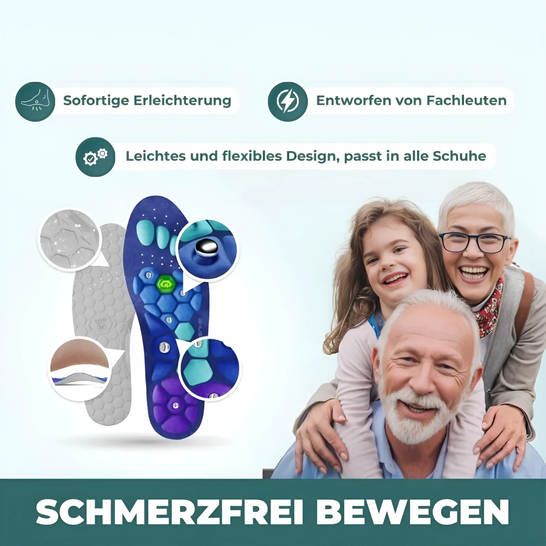 Magnetische Einlegesohlen