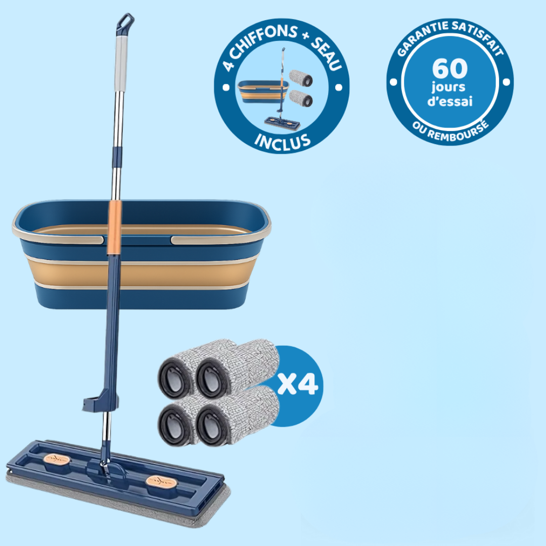 Mocio rotante con strizzatore incorporato