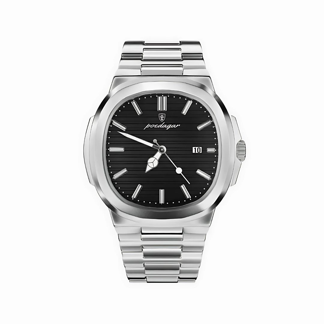 Armbanduhr minimalista Weiß Edelstahl
