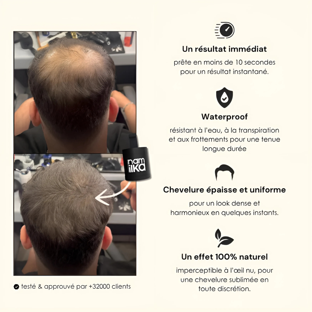 Camuffamento istantaneo dei capelli