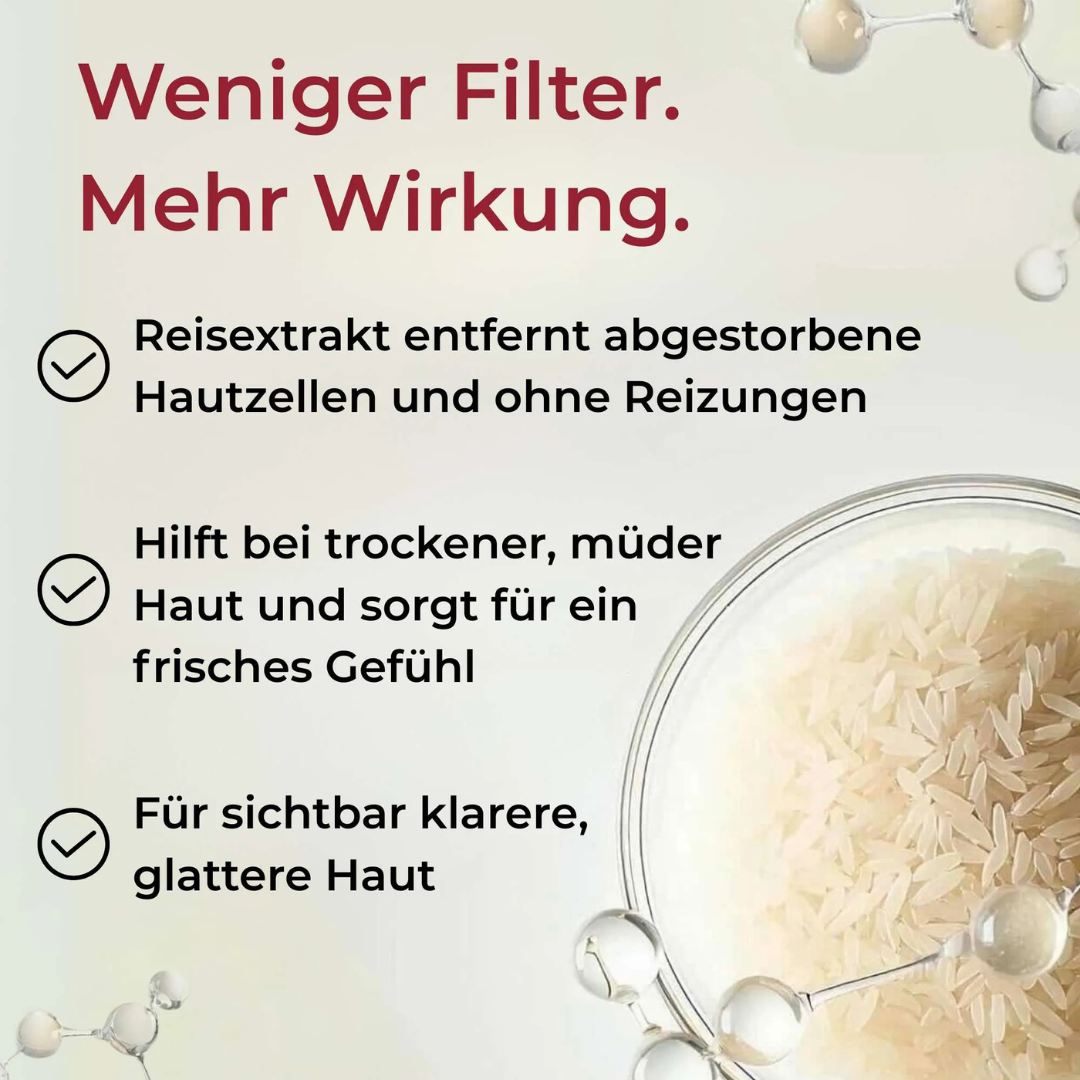 Duo di peeling al riso luminoso