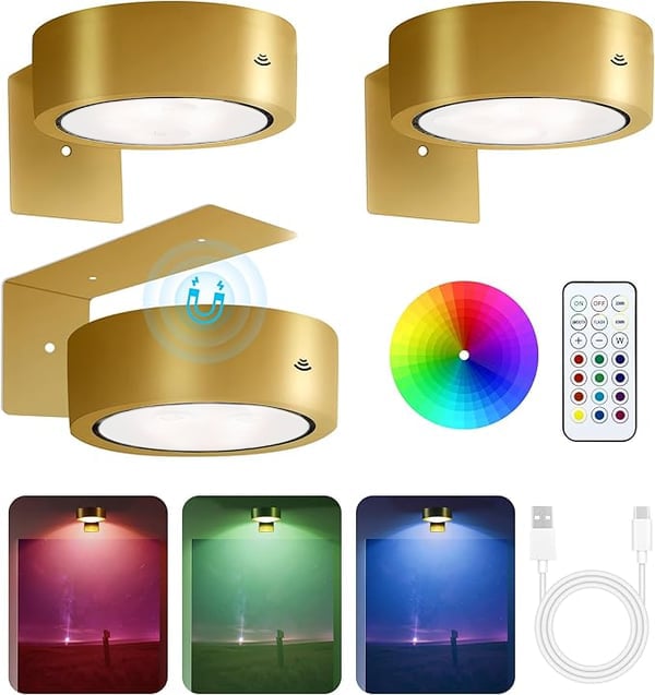 Magnetisches Mallicht con 13 Beleuchtungsmodi