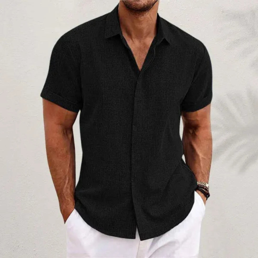 Camicia leggera da uomo in lino
