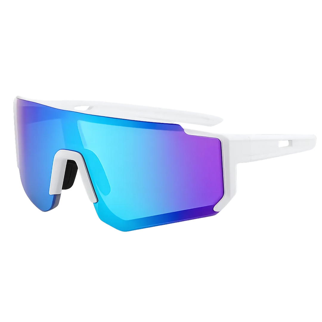 Occhiali da sole Galaxy Futuristic Sport Bianco