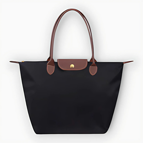 Elegante borsa di Oxford con finiture in legno di Ledergriffen