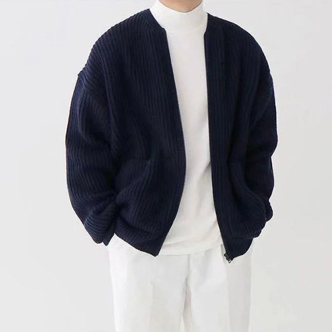 Cardigan unisex in maglia oversize