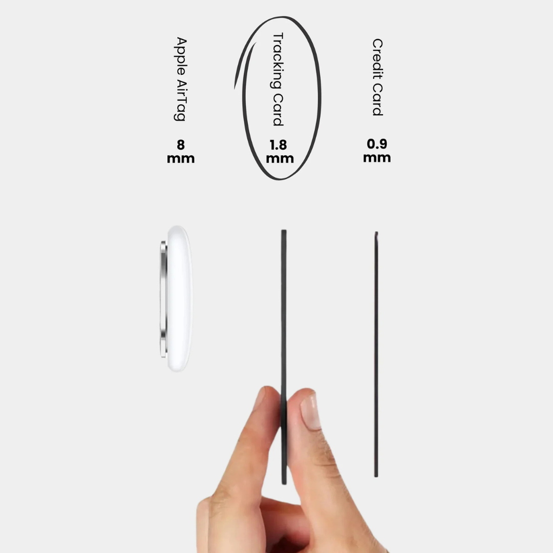 Scheda di tracciamento ultrafine con Apple Find My