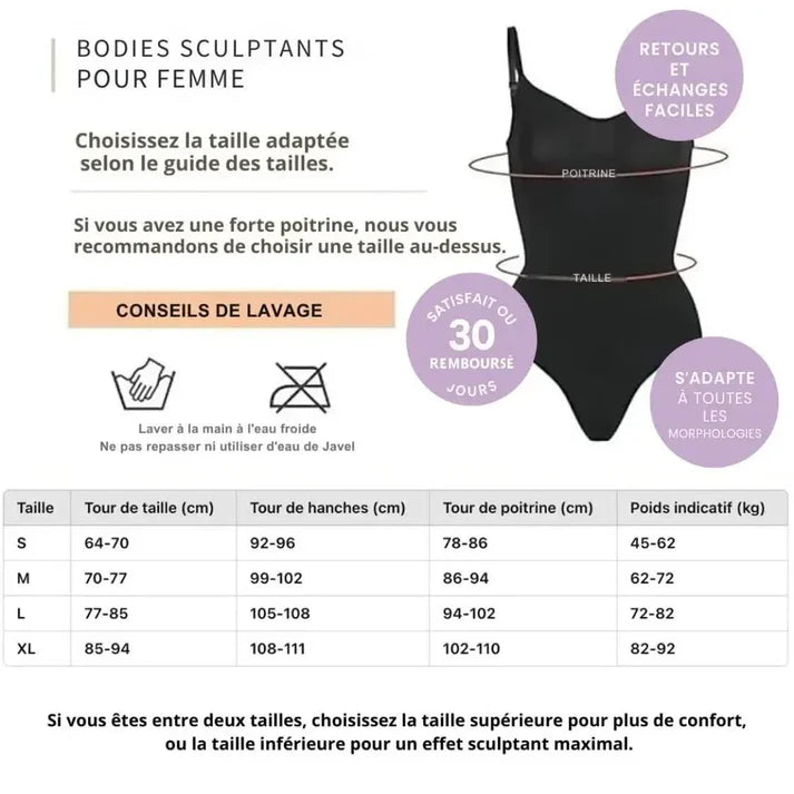 Body modellante a vita alta
