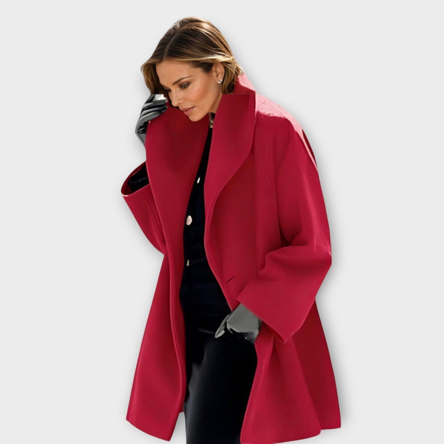 Isabelle - Cappotto elegante con collo alto