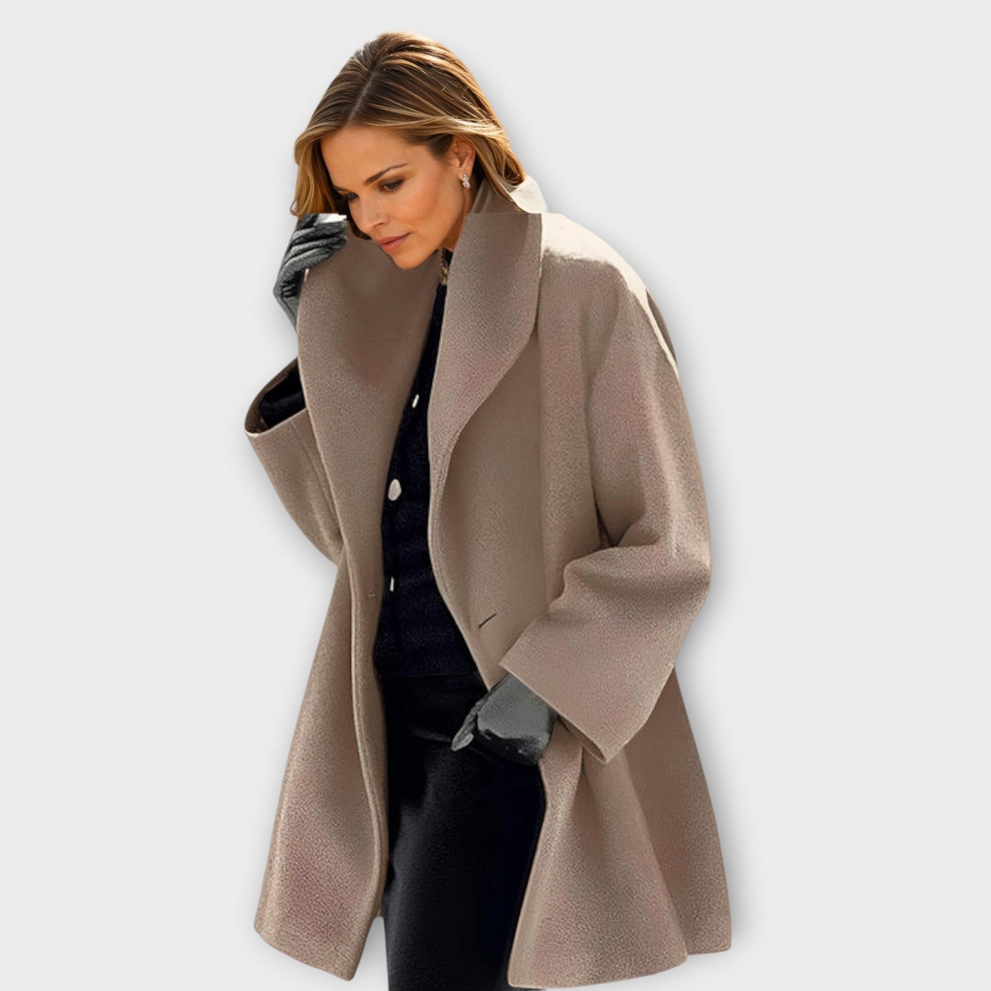 Isabelle - Cappotto elegante con collo alto