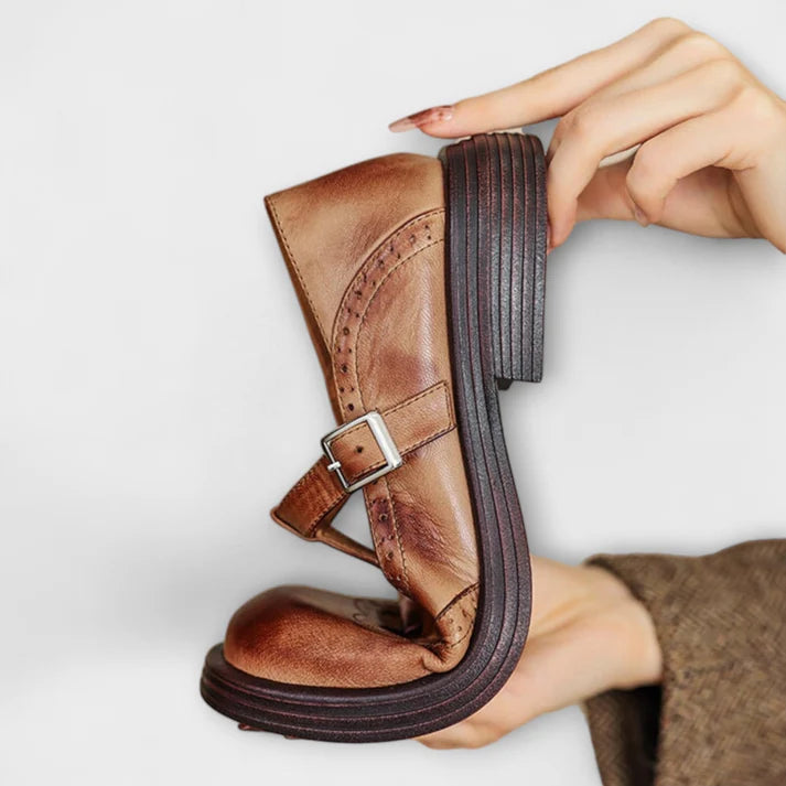 Scarpe da donna in lino con chiusura a farfalla