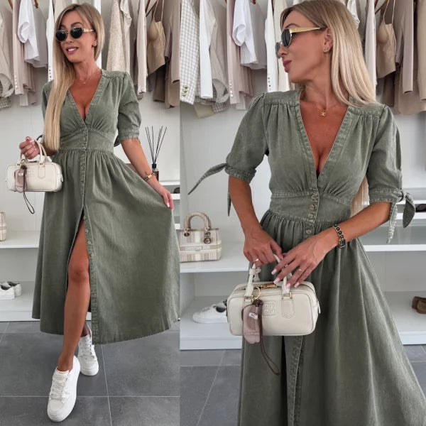 Ivanka | Camicia in denim con cinturino