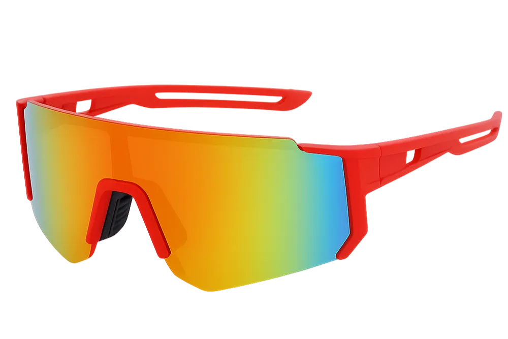 Occhiali da sole Galaxy Futuristic Sport Bianco