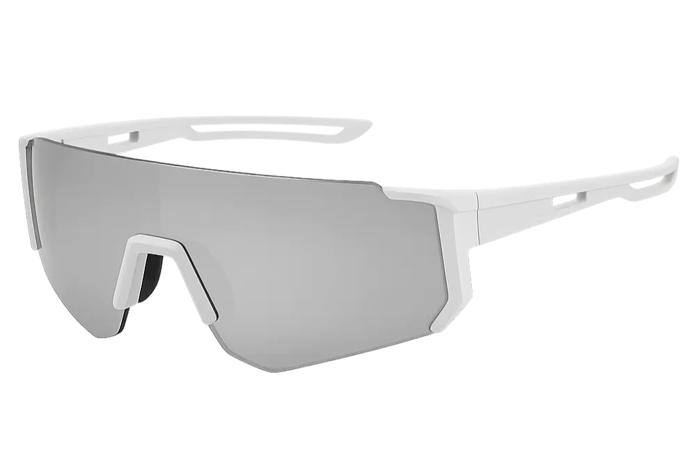 Occhiali da sole Galaxy Futuristic Sport Bianco