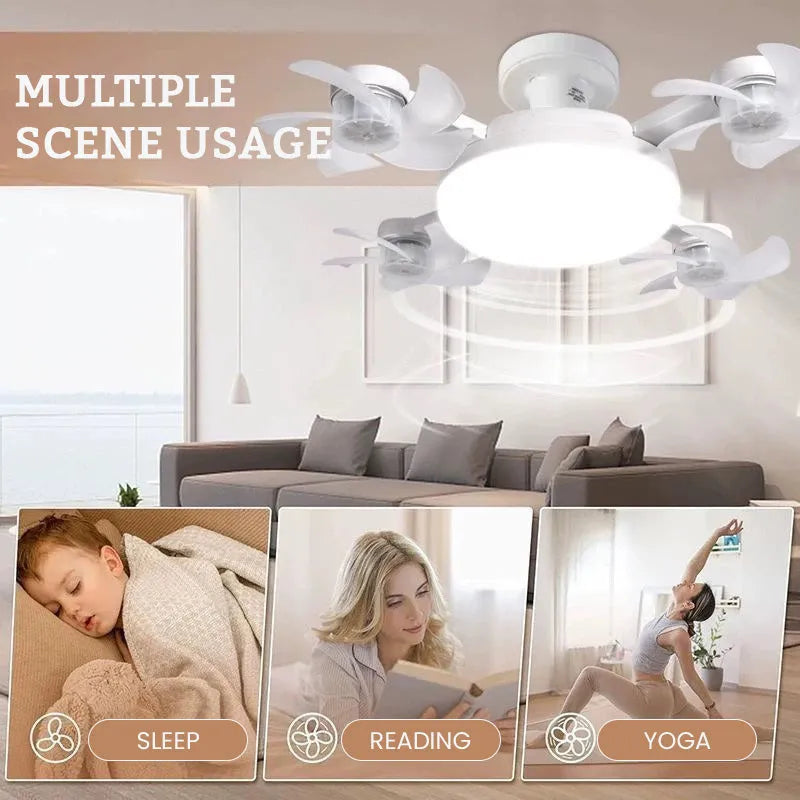 Ventilatore con luce a LED
