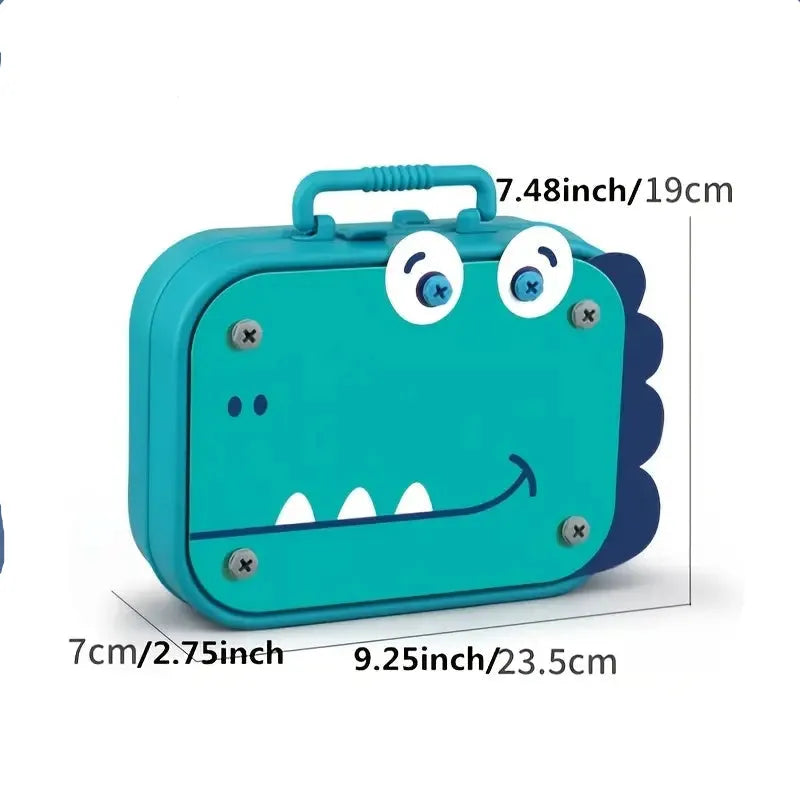 Kinder Werkzeugkoffer im Dino-Design