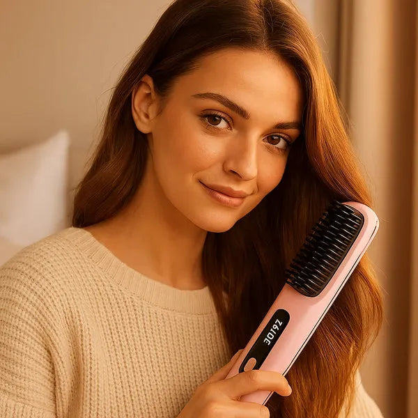 Haarglätter-Bürste