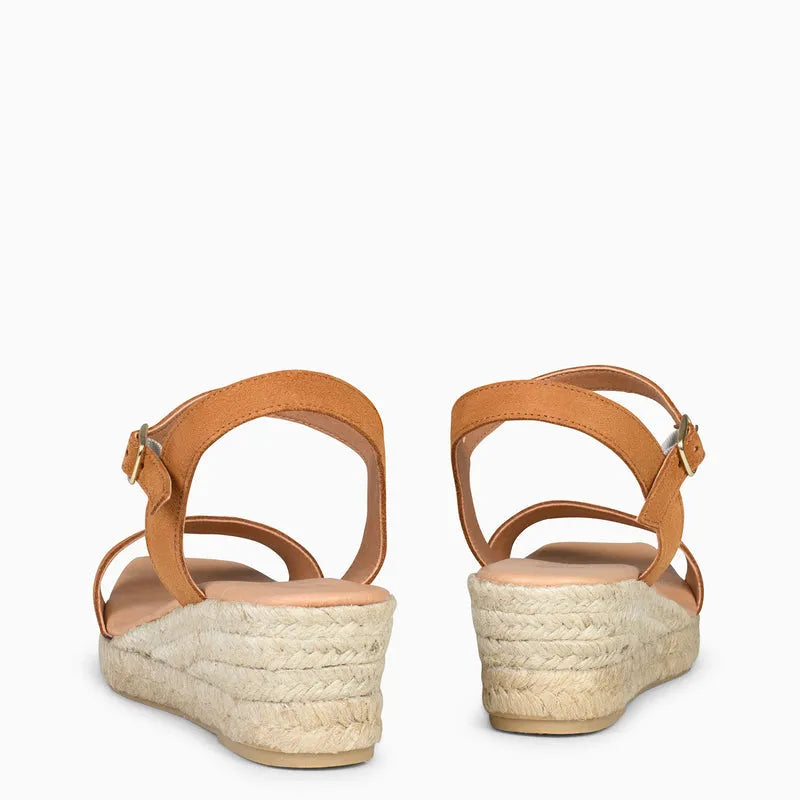 Sandali con zeppa da donna
