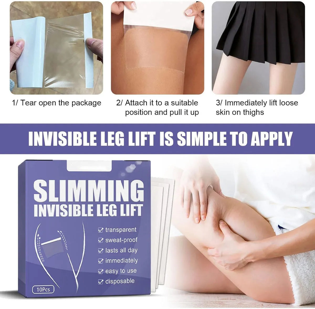 1 + 2 GRATIS HEUTE | InvisiTight™ | L'insospettabile trucco di bellezza per una testa tesa!
