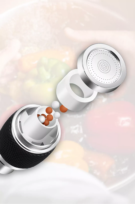 Ugello rotante TurboFlow a 360° per rubinetti