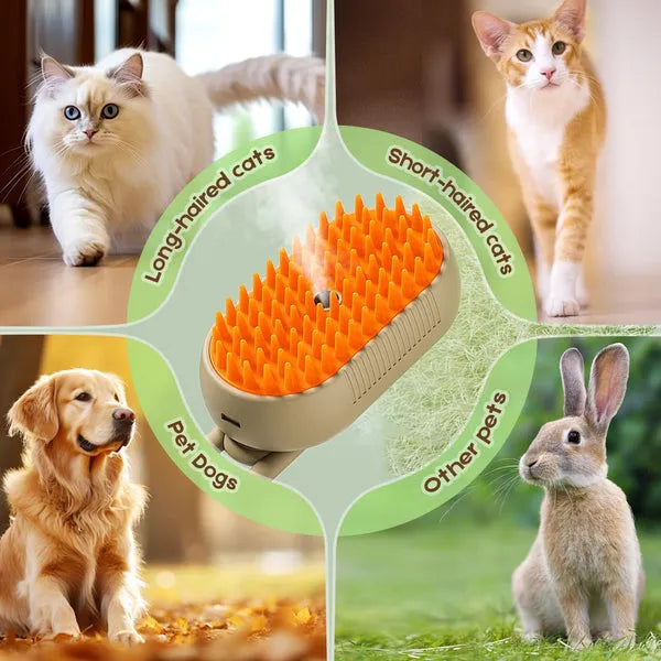 Spazzola autopulente per peli di animali domestici