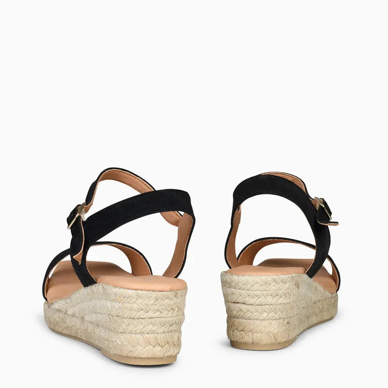 Sandali con zeppa da donna