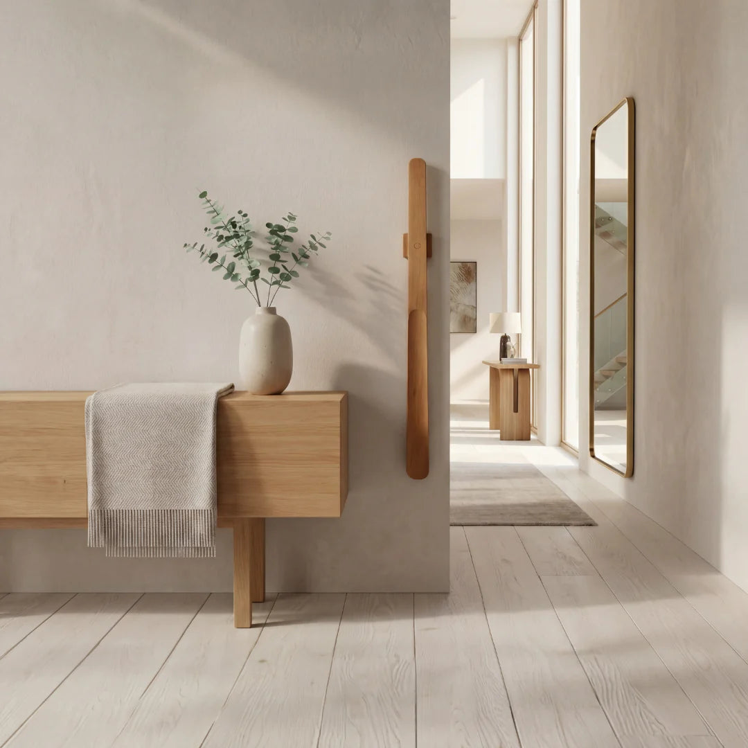 Chausse-Pied Murale en Bois Magnétique