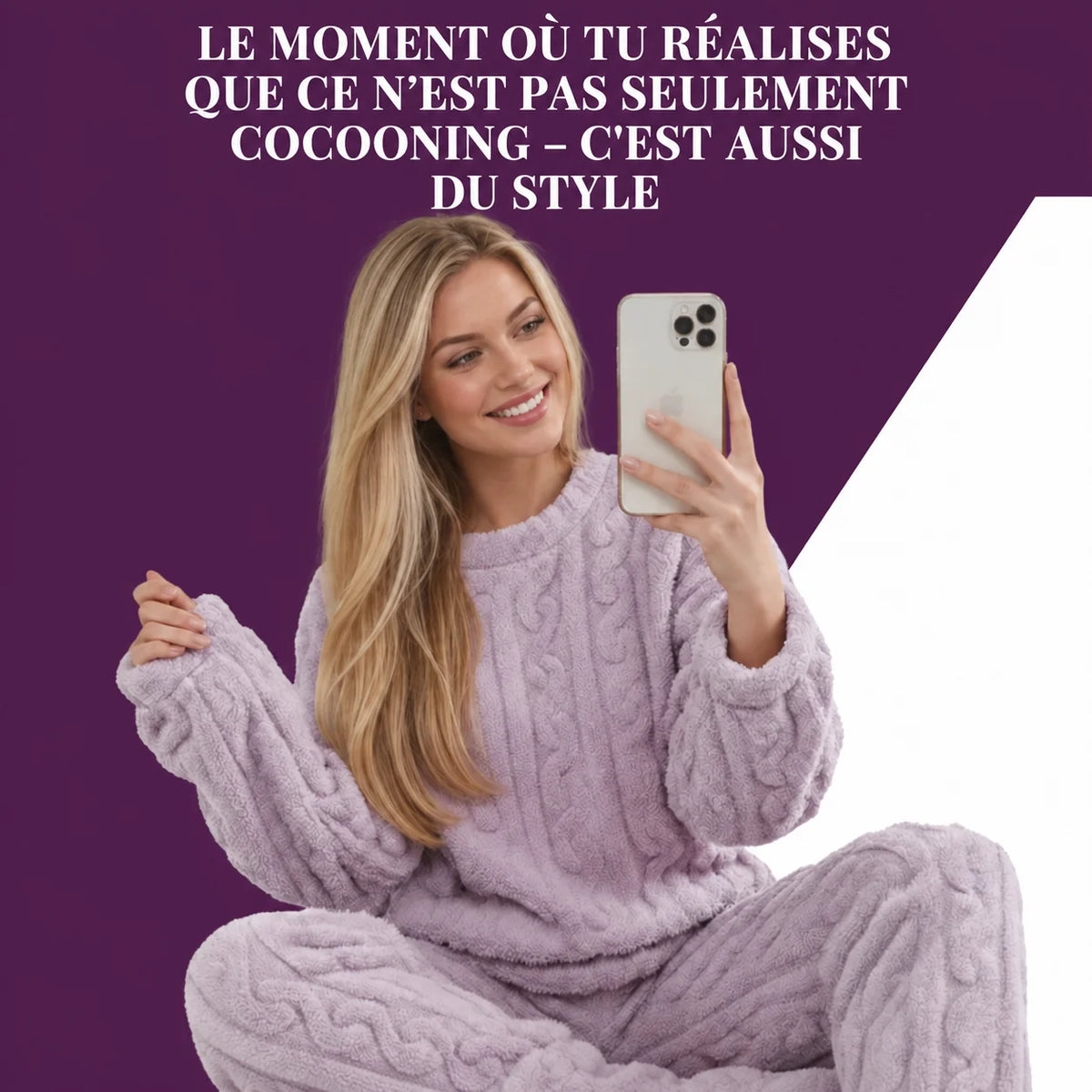 Ultraweiches Fleece-Set für Damen