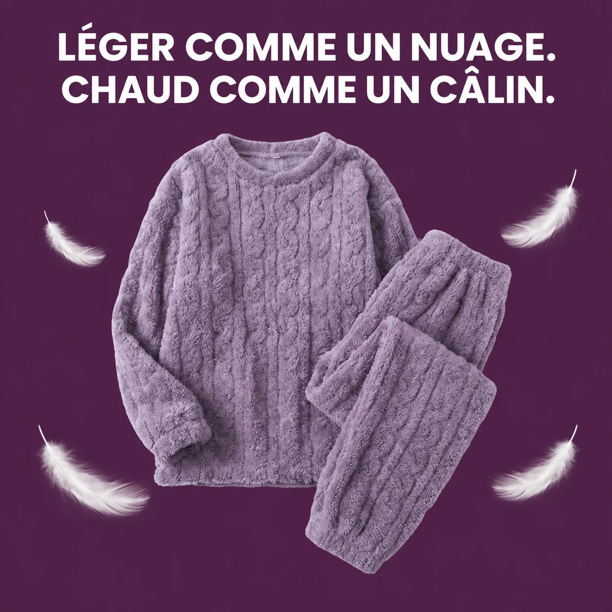 Ultraweiches Fleece-Set für Damen