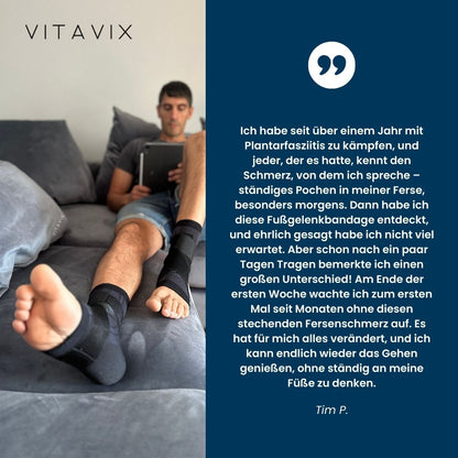 Fasciitis Plantaris Fußgelenkbandage mit Stützriemen