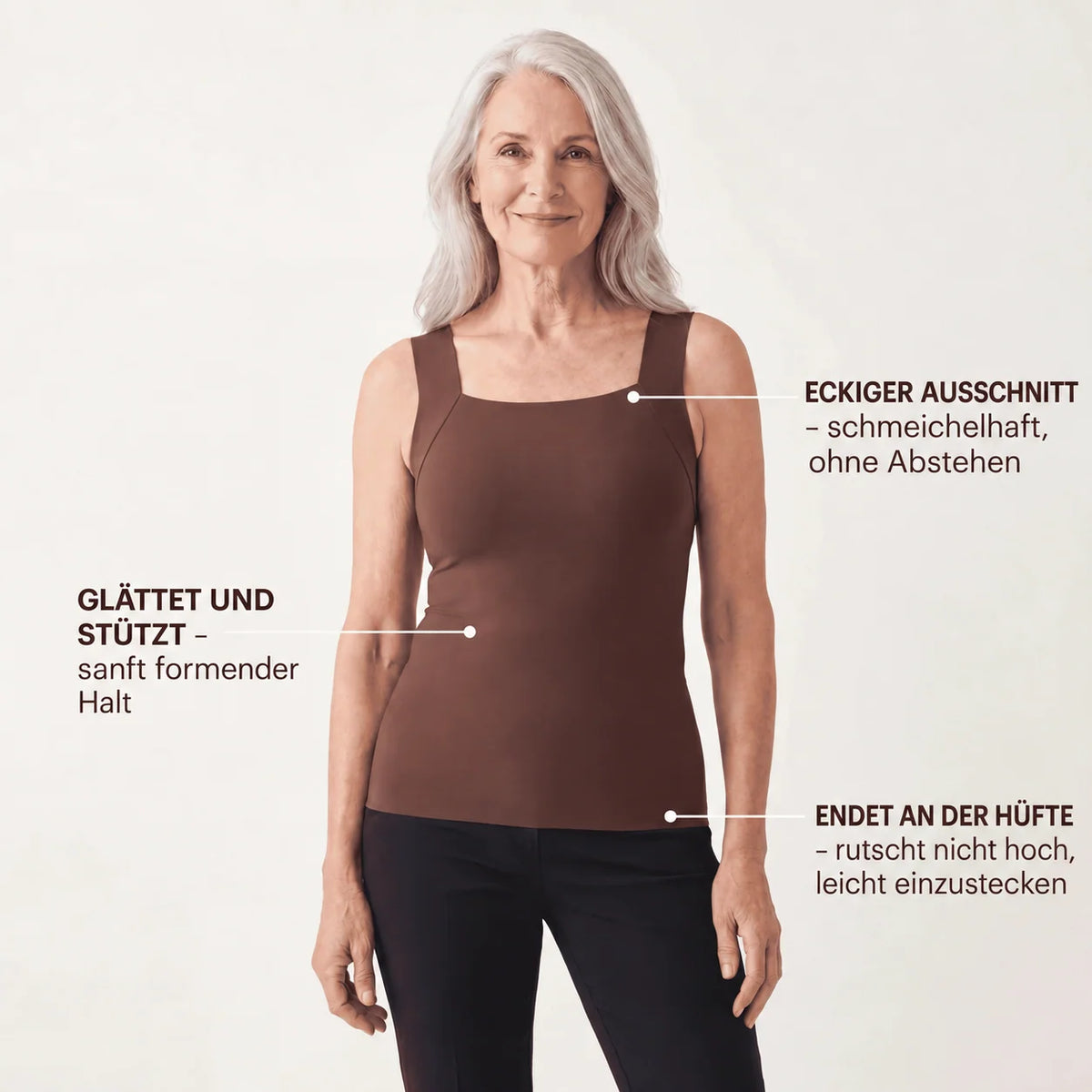 Débardeur Sculptant Femme avec Soutien-Gorge Intégré