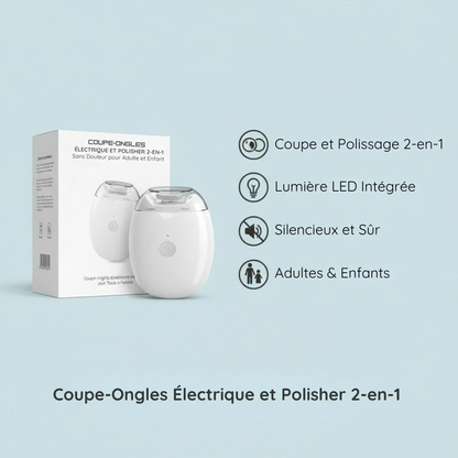 Schmerzfreier elektrischer Nagelknipser für Kinder und Erwachsene