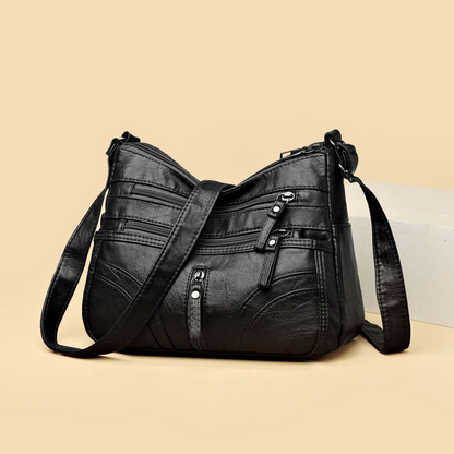 Vintage-Handtasche mit mehreren Fächern