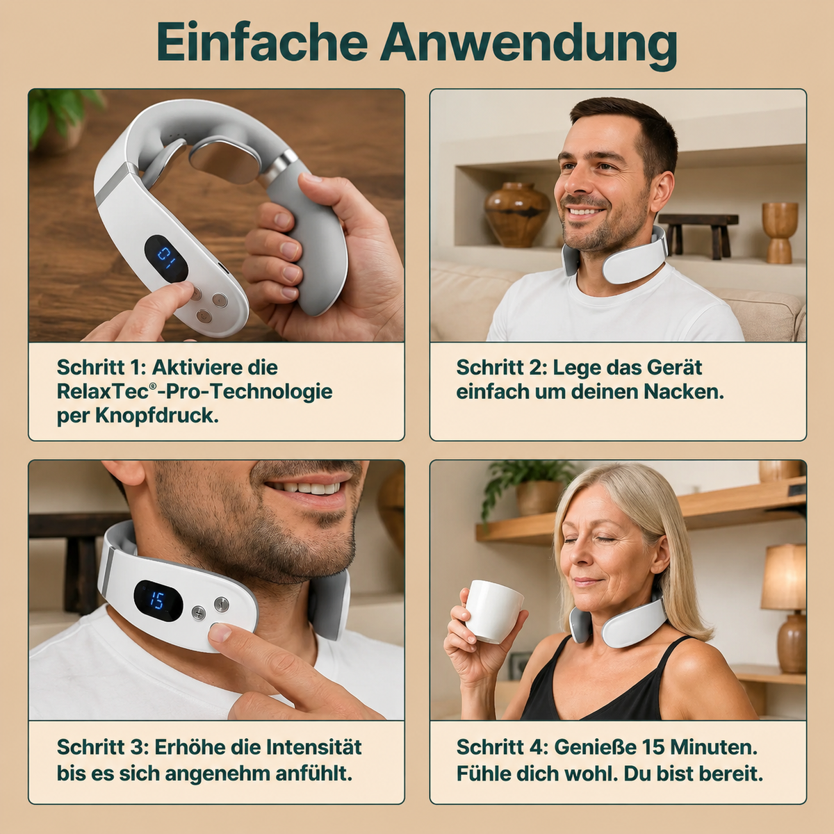 Masseur Cervical Ergonomique