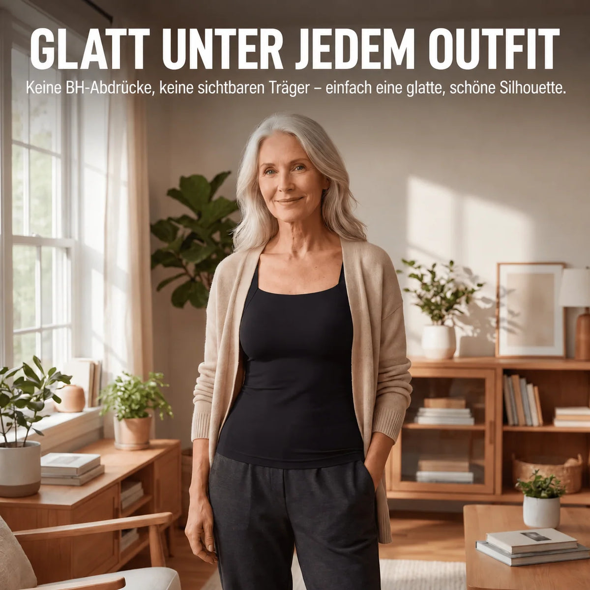 Débardeur Sculptant Femme avec Soutien-Gorge Intégré