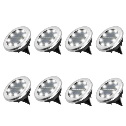 Lampe solaire extérieure LED en acier