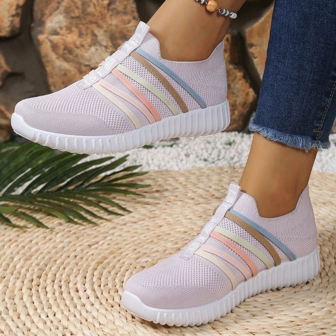 Sneakers sans lacets légères et respirantes