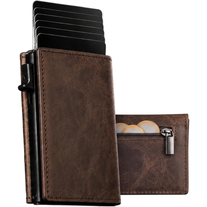 Elegante, kompakte RFID-Brieftasche