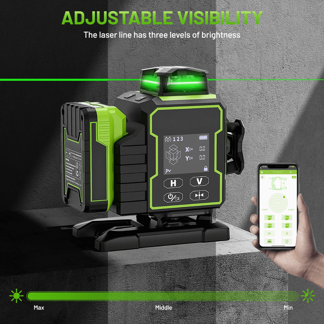 Hochpräziser 4D-Laser 360° für Bauarbeiten