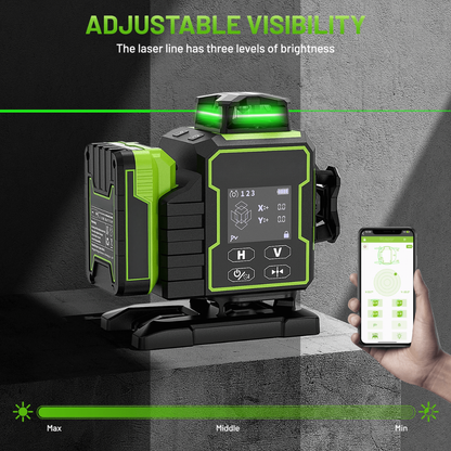 Hochpräziser 4D-Laser 360° für Bauarbeiten
