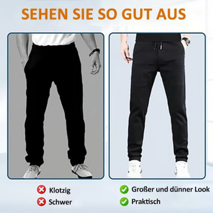 Multifunktionale Herren-Hose mit sportlich-elegantem Schnitt