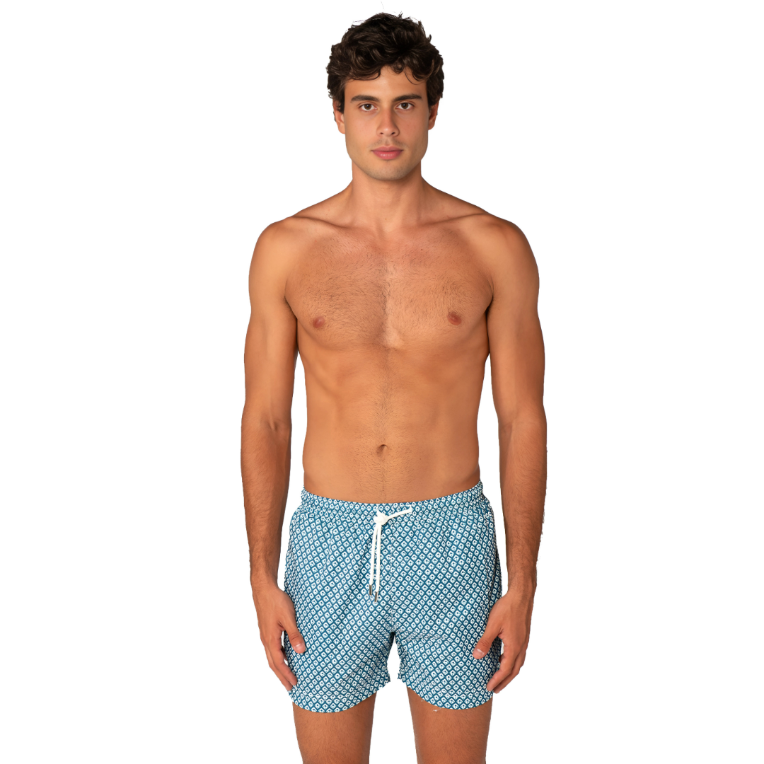 Short de bain homme à imprimé